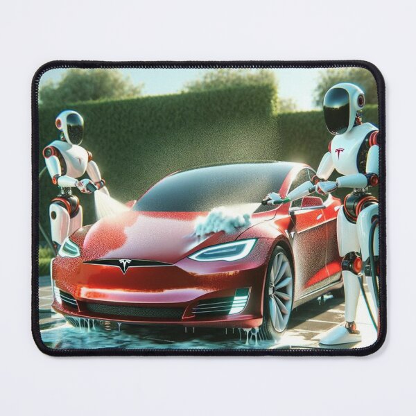 Item preview, Tesla bot designed and sold by TEEJAMBOREE.