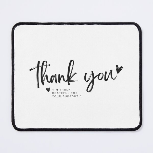 Item preview, I'M TRULY GRATEFUL FOR YOUR SUPPORT Thank You designed and sold by designssublime.