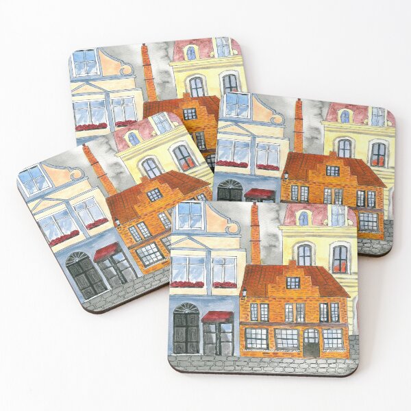 Item preview, street illustration designed and sold by PocketScapes.