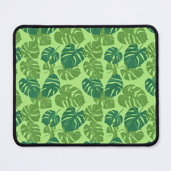 Item preview, pattern illustration of montserrat leaf, flat design, minimalist design designed and sold by ptMaker.