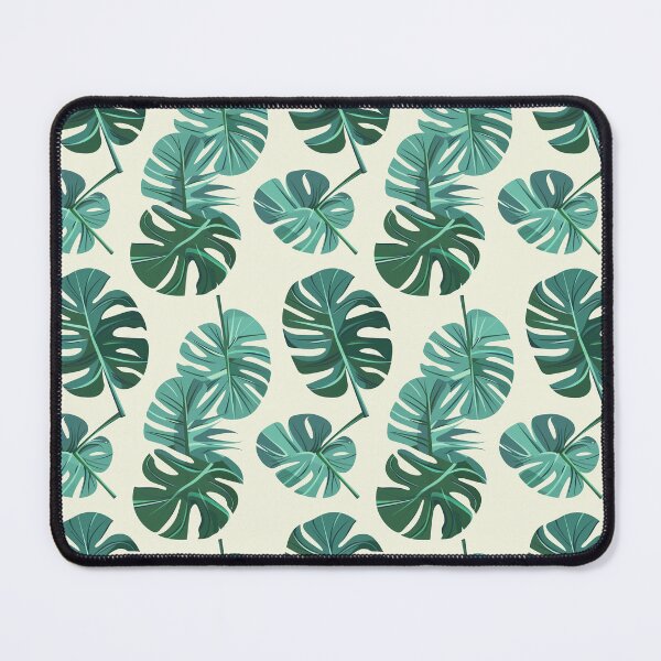 Item preview, pattern illustration of montserrat leaf, flat design, minimalist design designed and sold by ptMaker.