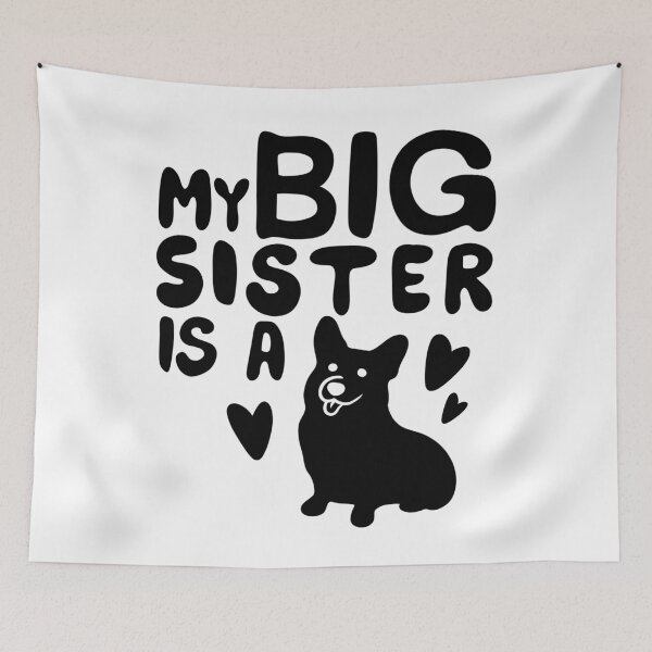 Item preview, Big Sister Dog  designed and sold by DrawsCutePaws.