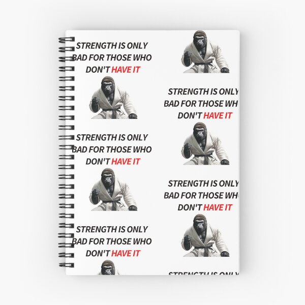 Item preview, STRENGTH IS ONLY BAD designed and sold by AmazingBackDrop.