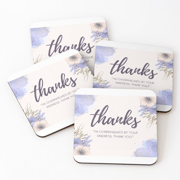 Item preview, I'M OVERWHELMED BY YOUR KINDNESS.  THANK YOU designed and sold by designssublime.