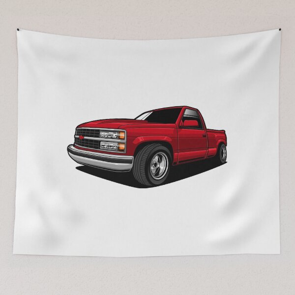 Item preview, Chevrolet Silverado Red designed and sold by vektoranda.