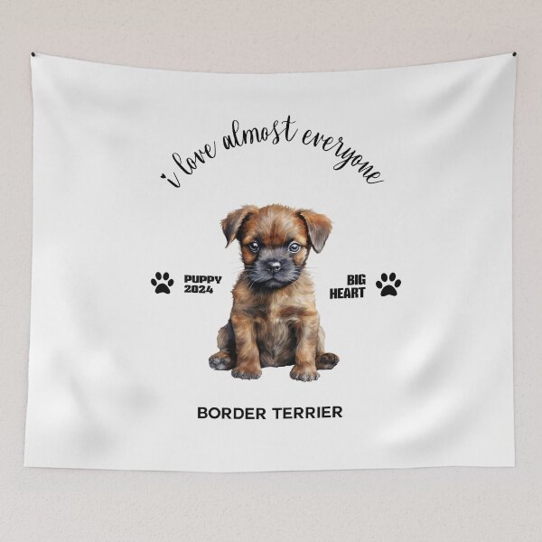 Item preview, Border Terrier  i love almost everyone  designed and sold by DavidBriot.