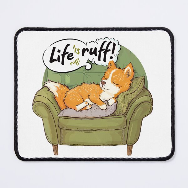 Item preview, Dreamy Corgi: Cartoon-style Comic Dialogue with Sleeping Scene designed and sold by StoReprint1.