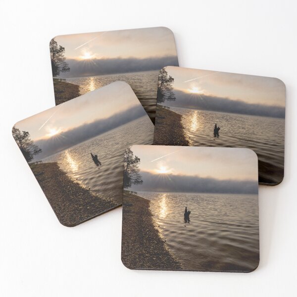 Item preview, Foggy Morning Tree Snag And Sunrays designed and sold by mljdwhite.