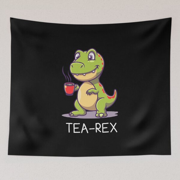 Item preview, Tea rex dinosaur dino t-rex cute drink coffee designed and sold by w1ckerman.
