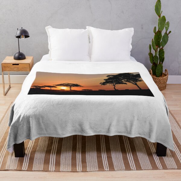 Item preview, Silhouette of elephants at sunset designed and sold by vagabondgal.