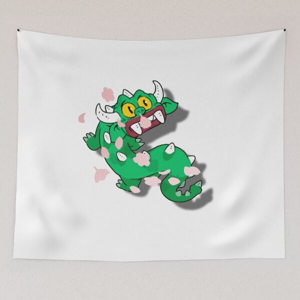 Item preview, Hodag amidst the fluttering cherry blossoms designed and sold by COOLKJS0.