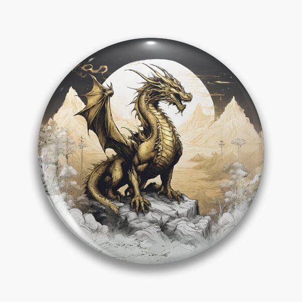 Item preview, Golden Dragon designed and sold by letsgetinspired.