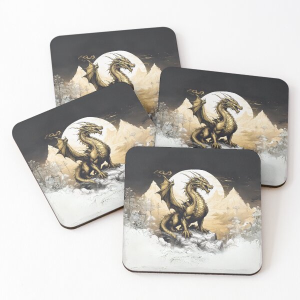 Item preview, Golden Dragon designed and sold by letsgetinspired.