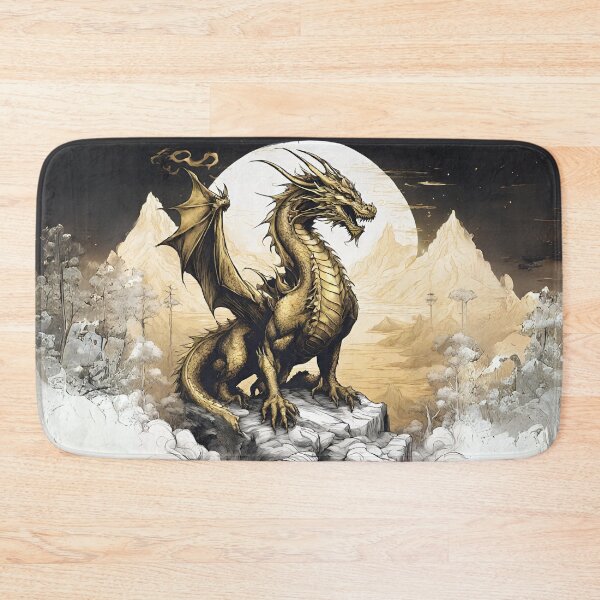 Item preview, Golden Dragon designed and sold by letsgetinspired.