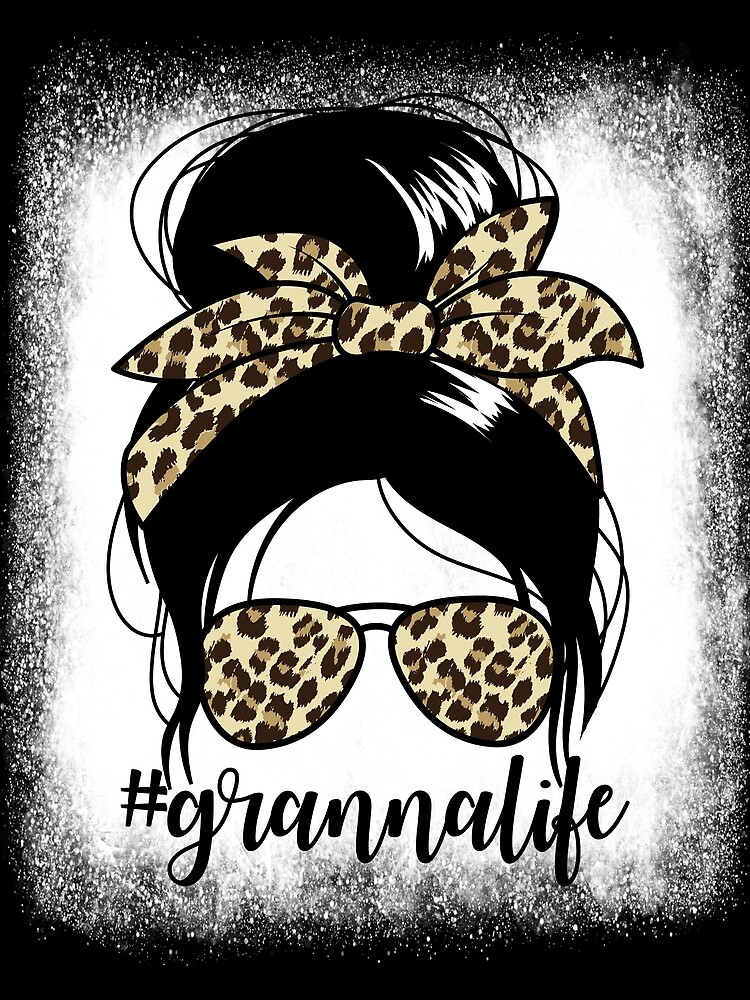 Thumbnail 3 von 3, Tuch, Grannalife Messy Bun Mother's Day Grandma Granna Gear designt und verkauft von DynamicDesign.