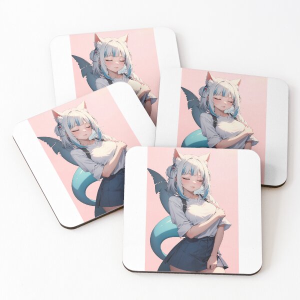 Item preview, Pastel Gawr Gura - Hololive Virtual Youtuber Fanart designed and sold by iloveanimechibi.