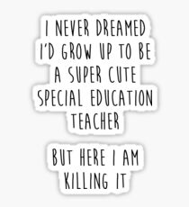 Special Education Teacher. Sticker
