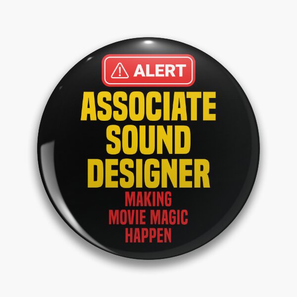 Item preview, Associate Sound Designer Making Movie Magic Happen designed and sold by NermilioDesigns.