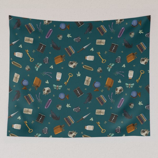 Item preview, Dark Academia on Teal designed and sold by helenpea.