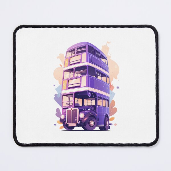 Item preview, Purple Triple Decker Bus - Fantasy designed and sold by Fenay Designs.