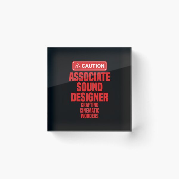 Item preview, Associate Sound Designer Crafting Cinematic Wonders designed and sold by NermilioDesigns.
