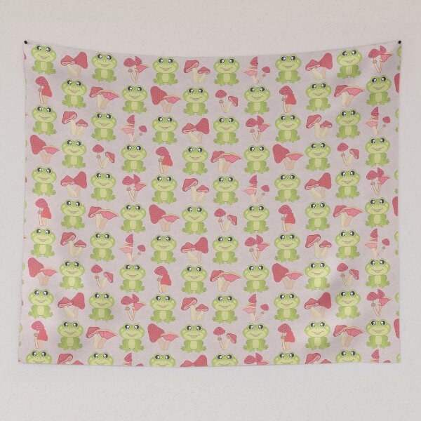 Item preview, Frog and Mashrooms designed and sold by Charmy Design.