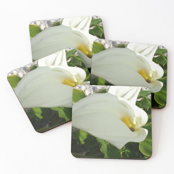 Item preview, Large White Calla Lily Flower With Snail designed and sold by taiche.