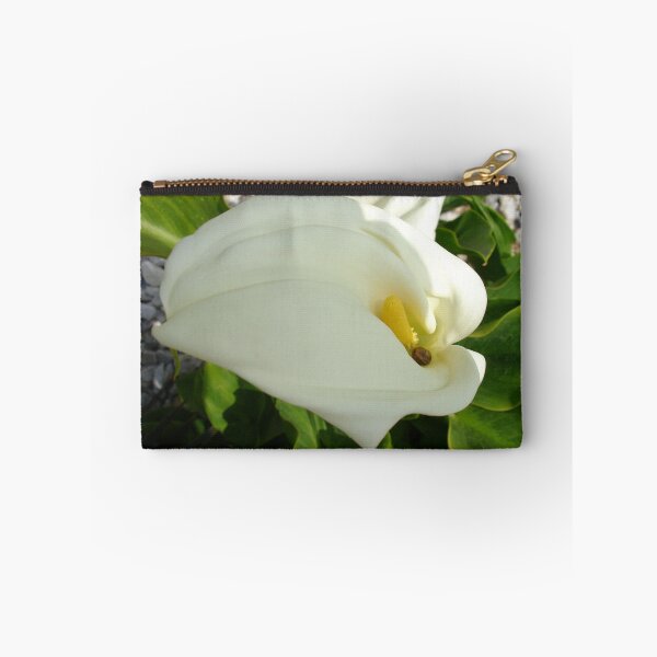 Item preview, Large White Calla Lily Flower With Snail designed and sold by taiche.