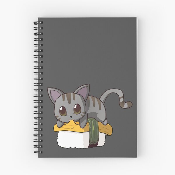 Item preview, Gray Cat Tamago Sushi designed and sold by myanko.