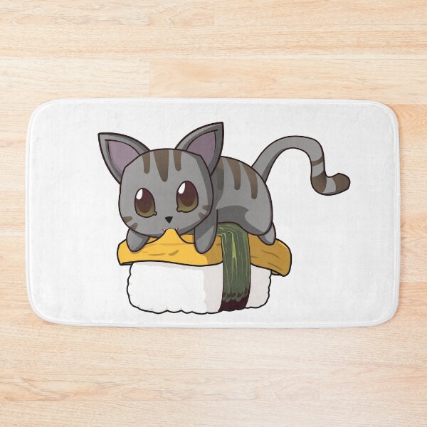 Item preview, Gray Cat Tamago Sushi designed and sold by myanko.