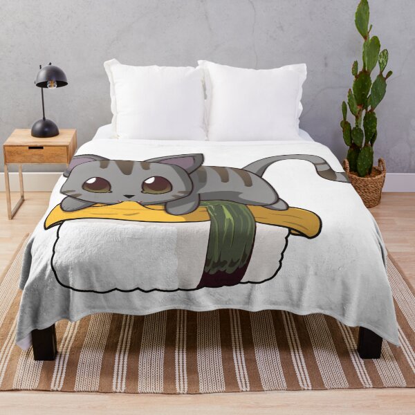 Item preview, Gray Cat Tamago Sushi designed and sold by myanko.