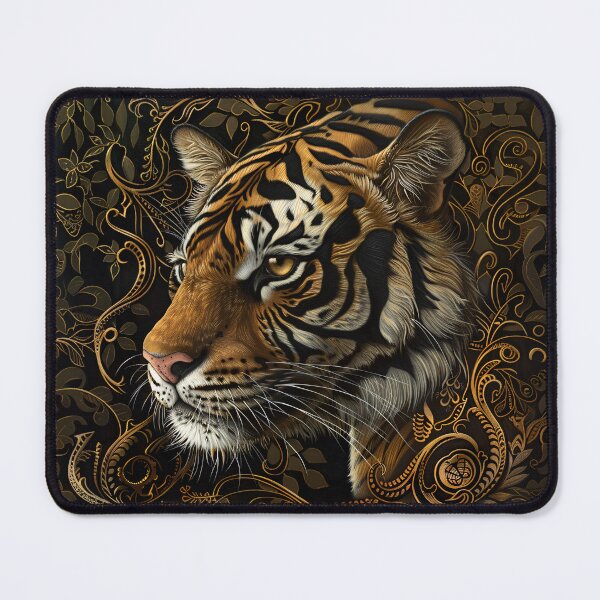 Item preview, Tiger in gold designed and sold by S-K-A-T-E.