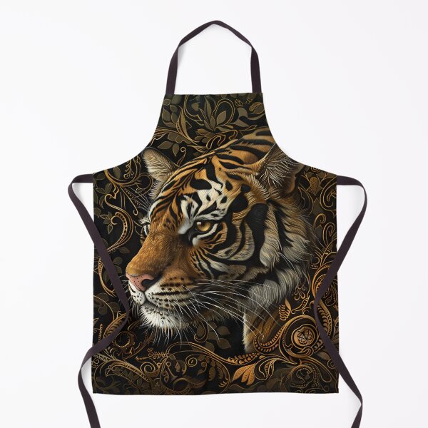 Item preview, Tiger in gold designed and sold by S-K-A-T-E.