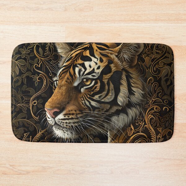 Item preview, Tiger in gold designed and sold by S-K-A-T-E.
