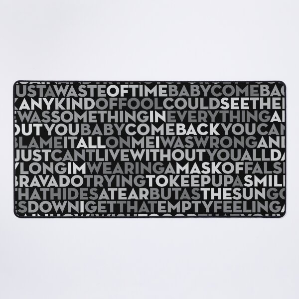 Item preview, Baby Come Back - Player (lyrics) v.2 designed and sold by x1brett.