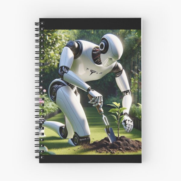 Item preview, Tesla bot designed and sold by TEEJAMBOREE.