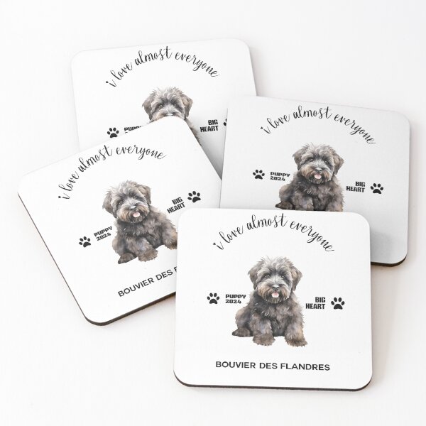 Item preview, Bouvier des Flandres  i love almost everyone  designed and sold by DavidBriot.