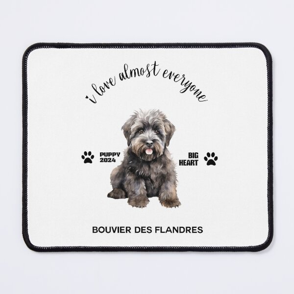 Item preview, Bouvier des Flandres i love almost everyone designed and sold by DavidBriot.
