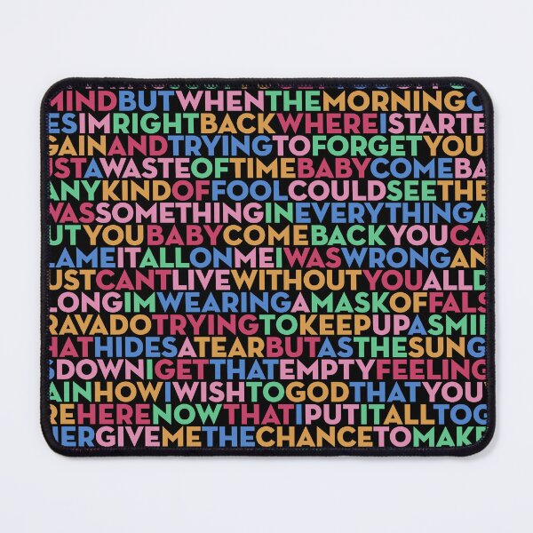 Item preview, Baby Come Back - Player (lyrics) v.5 designed and sold by x1brett.