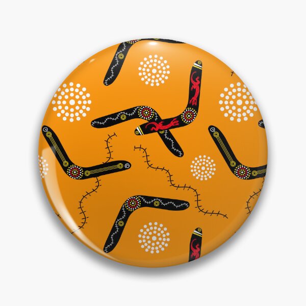 Item preview, Aboriginal Art Boomerang Pattern designed and sold by CreativeBridge.
