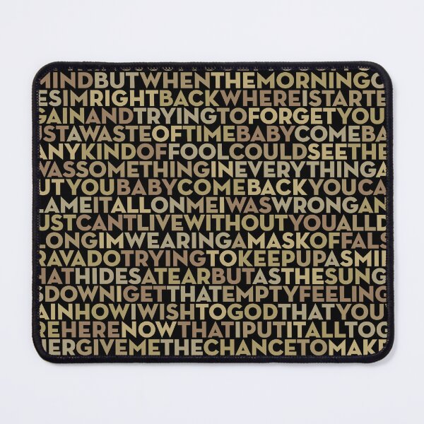 Item preview, Baby Come Back - Player (lyrics) v.7 designed and sold by x1brett.