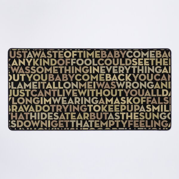 Item preview, Baby Come Back - Player (lyrics) v.7 designed and sold by x1brett.