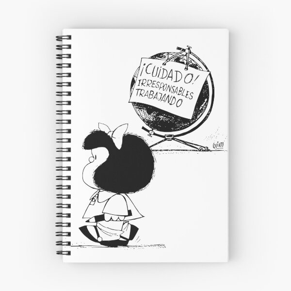 Item preview, Mafalda shirt phrases quino designed and sold by MyWololo.