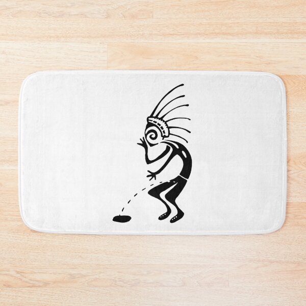 Item preview, Kokopelli toilet m black designed and sold by nogamax.