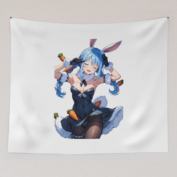 Item preview, Usada Pekora - Hololive Virtual Youtuber Fanart designed and sold by iloveanimechibi.