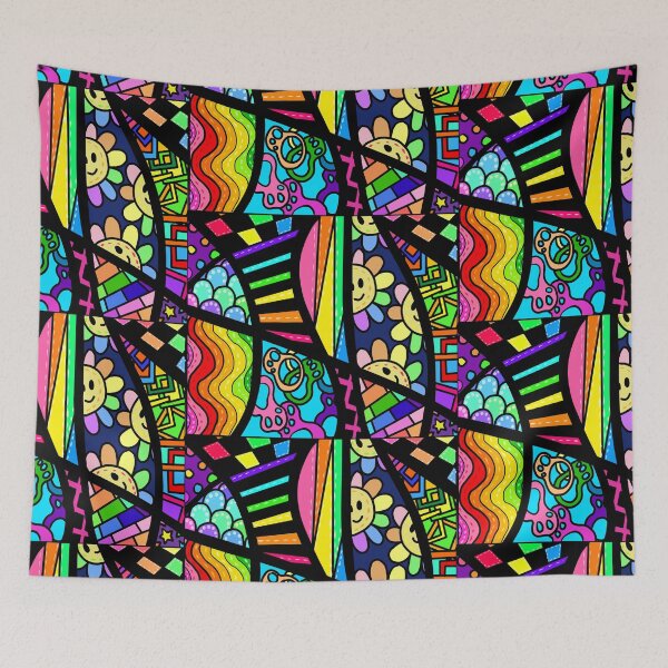 Item preview, Rainbow Zentangle Pattern Design designed and sold by PyroAshes.
