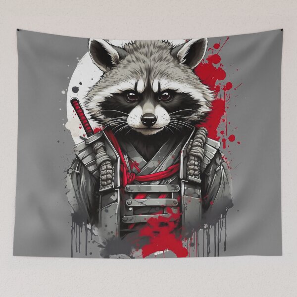 Item preview, Ronin Raccoon designed and sold by SharpPenguin.