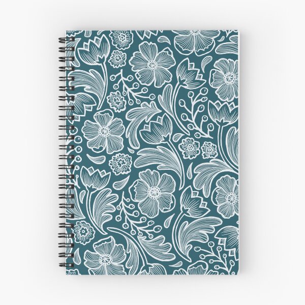 Item preview, Fall Floral- Teal designed and sold by Studio-Ithelda.
