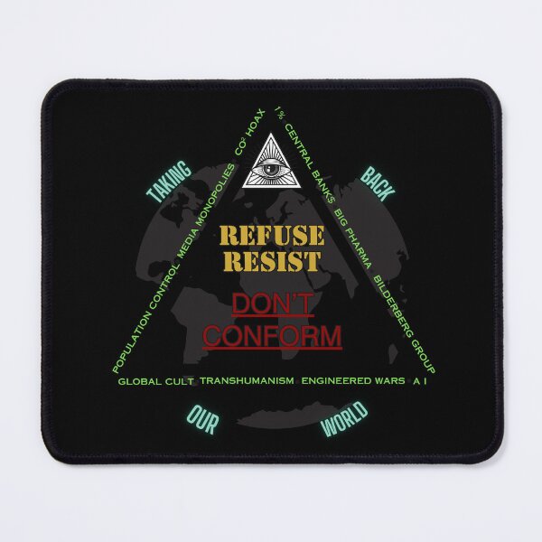 Item preview, Conspiracy Global Cult Graphic Design designed and sold by Iiswaz.