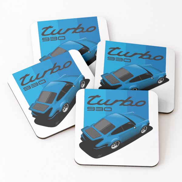Item preview, Porsche 930 Ilustración Turbo azul designed and sold by blackdogshop.
